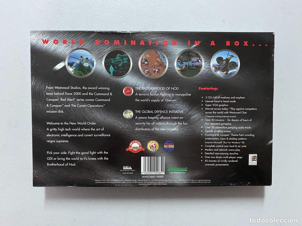 Videojuegos y consolas: COMMAND & CONQUER + COVERT OPERATIONS - PC Videojuego Caja grande cart&oacute;n Big Box - Foto 5