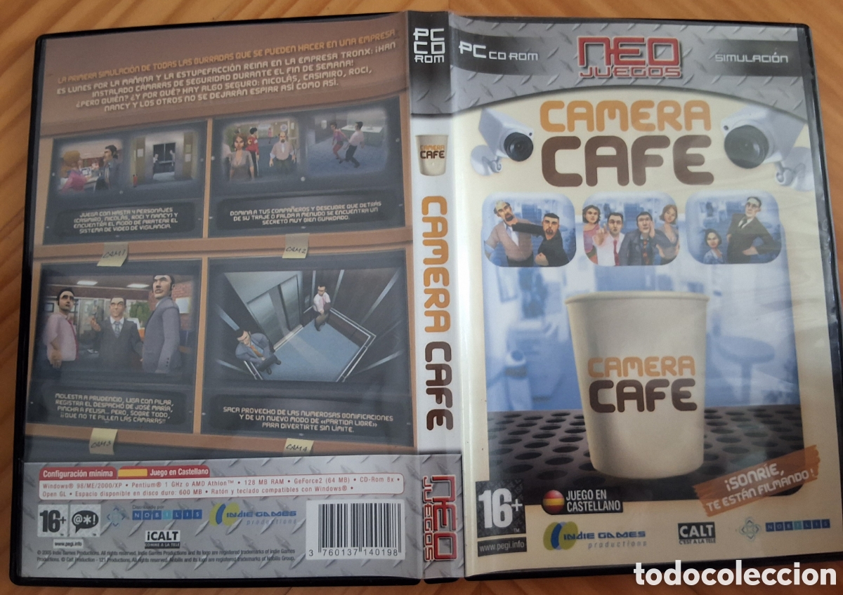 Videojuegos y Consolas: Camera caf&eacute; juego para PC incluye manual