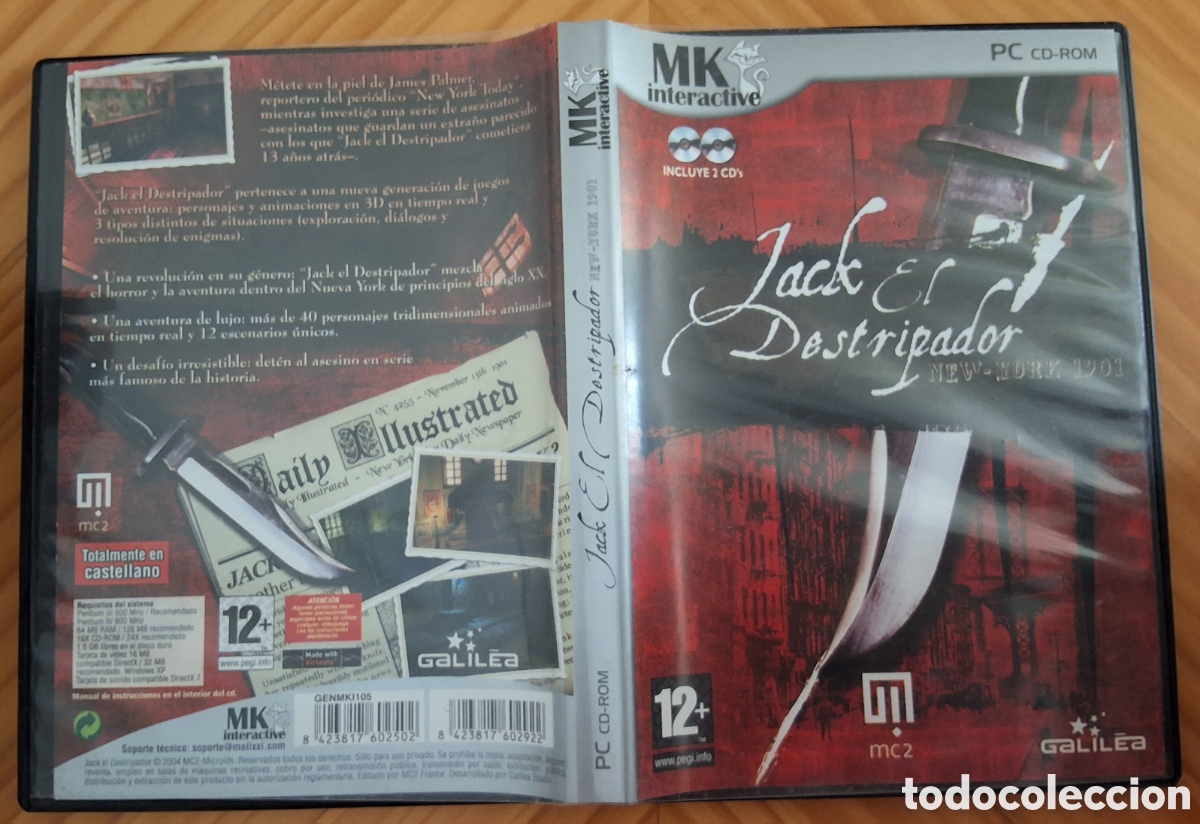 Videojuegos y Consolas: Jack el destripador juego para PC incluye 2 CDs