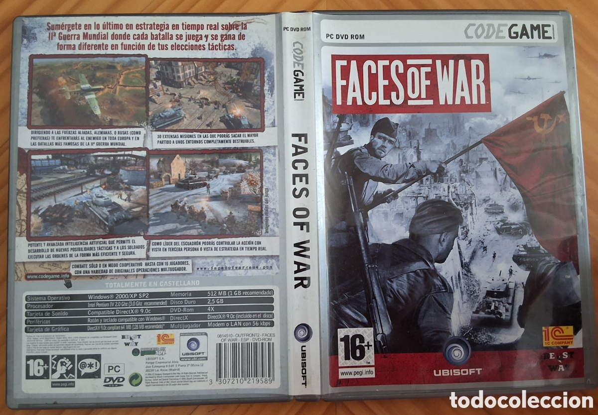 Videojuegos y Consolas: Faces of war juego para PC incluye manual