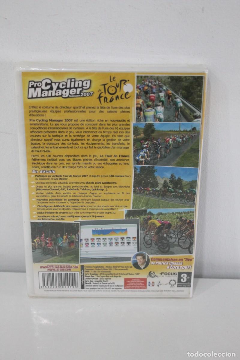 Videojuegos y consolas: PRO CYCLING MANAGER SAISON 2007 PC EDICION FRANCESA PRECINTADO - Foto 2
