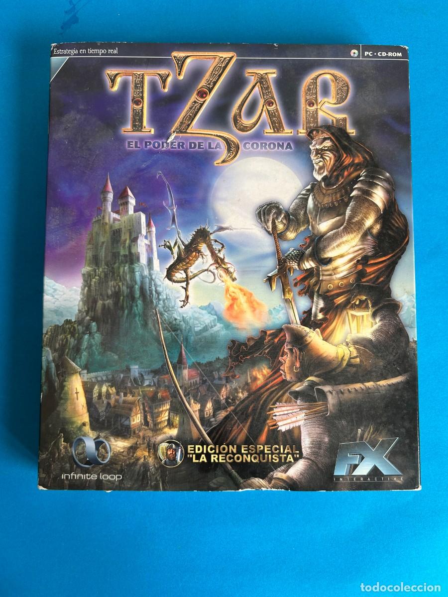 Videojuegos y Consolas: JUEGO PC TZAR EL PODER DE LA CORONA EDICION ESPECIAL LA RECONQUISTA - CAJA DE CARTON