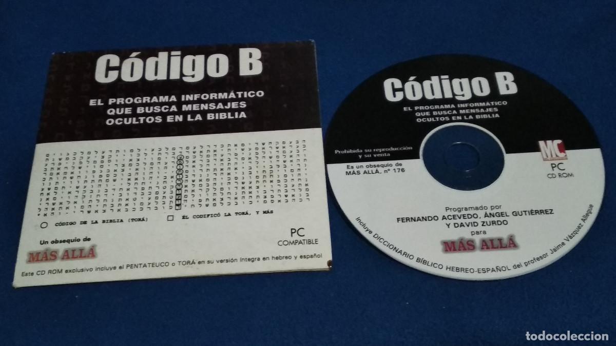 Videojuegos y Consolas: CODIGO B, EL PROGRAMA INFORMATICO BUSCA MENSAJES SECRETOS BIBLIA, PENTATEUCO, TORA, CD ROM, M&Aacute;S ALL&Aacute;