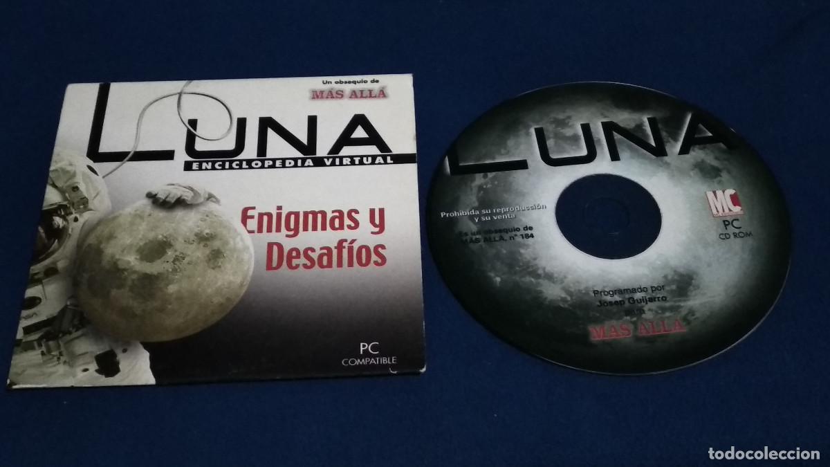 Videojuegos y Consolas: LUNA. Enigmas y desafios. Pc cd rom. Revista, M&Aacute;S ALL&Aacute;