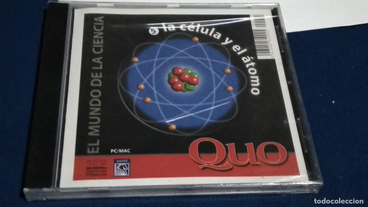 Videojuegos y Consolas: ENCICLOPEDIA MULTIMEDIA QUO / LA C&Eacute;LULA Y EL &Aacute;TOMO - N&ordm; 5 PC/MAC. PRECINTADO