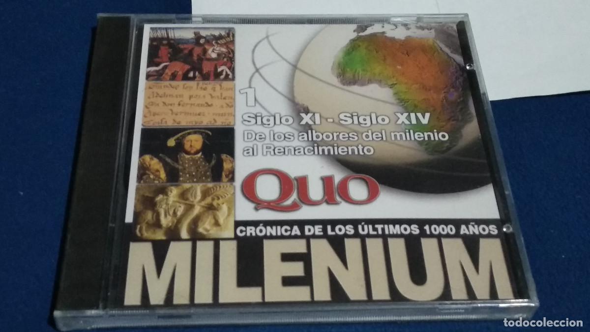 Videojuegos y Consolas: CR&Oacute;NICA DE LOS &Uacute;LTIMOS 1000 A&Ntilde;OS MILENIUM QUO / - N&ordm; 1 PC/ CD ROM. PRECINTADO 2001
