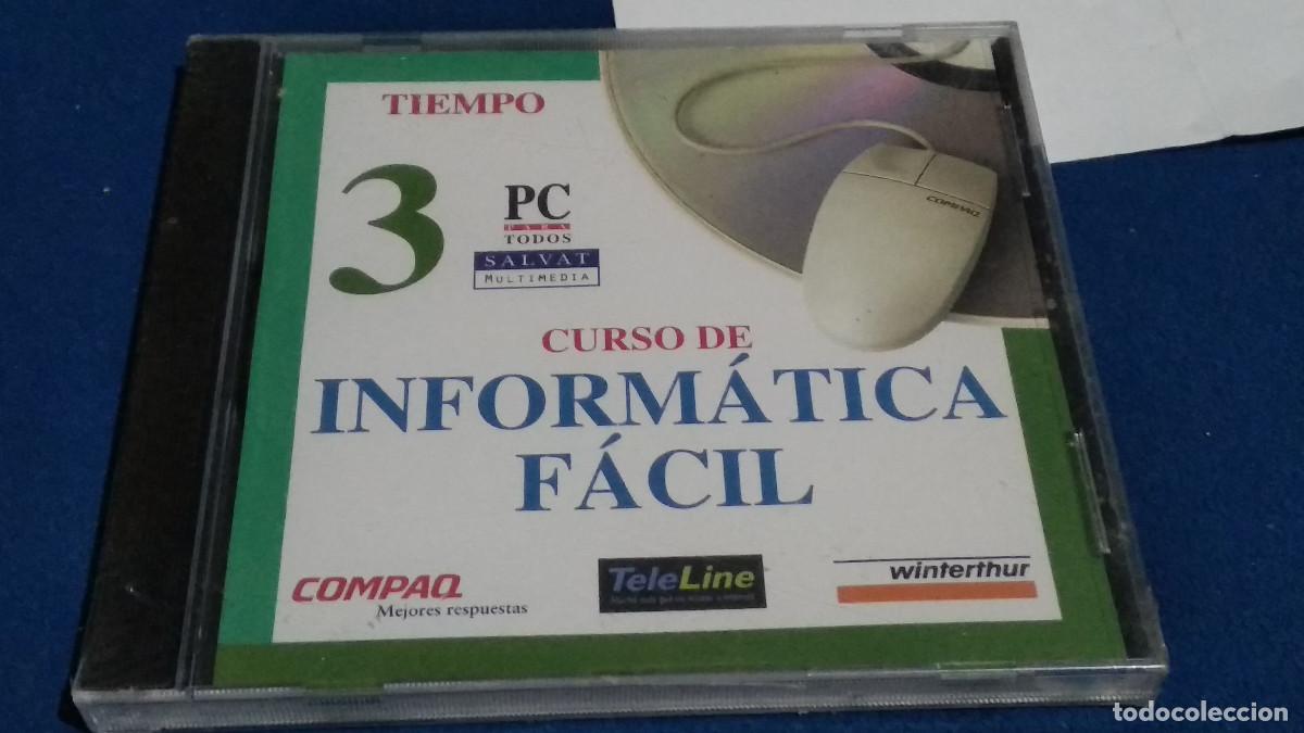 Videojuegos y consolas: CURSO DE INFORM&Aacute;TICA F&Aacute;CIL / TIEMPO N&ordm; 3 PC/ CD ROM. PRECINTADO - Foto 1