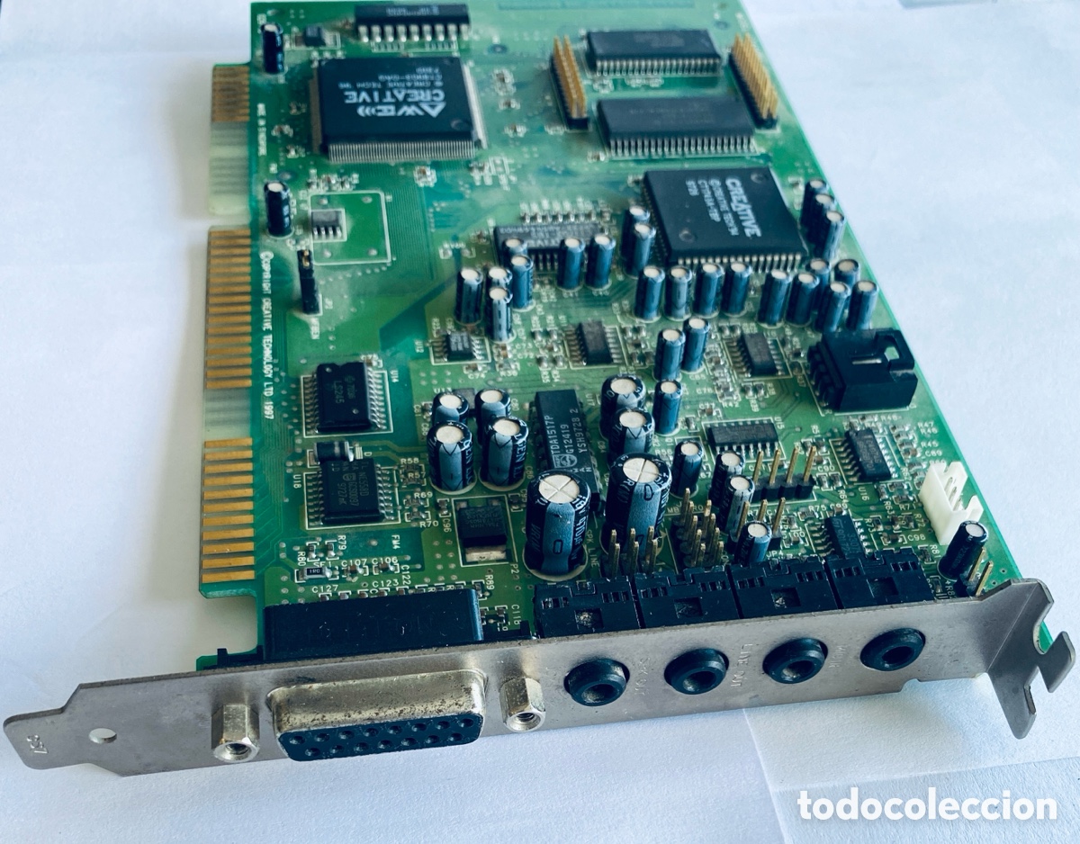 Videojuegos y Consolas: Sound Blaster AWE64 CT4500 [Creative Labs] 1996 [PC DOS WINDOWS] Tarjeta de Sonido.
