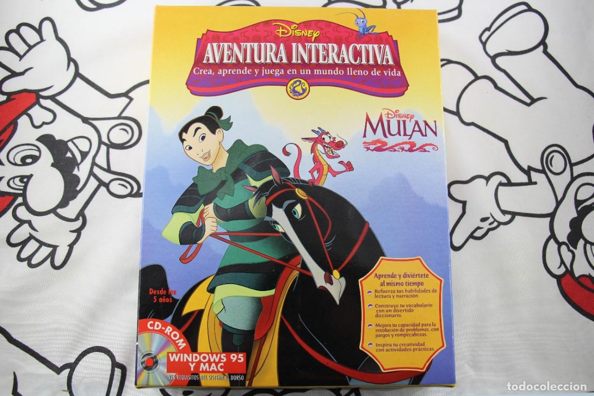 Videojuegos y Consolas: PC DISNEY AVENTURA INTERACTIVA MULAN MUY BUEN ESTADO VERSION ESPA&Ntilde;OLA