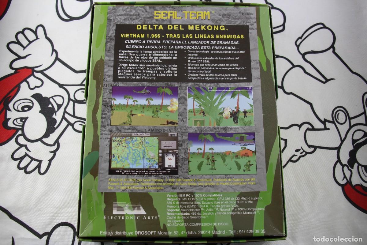 Videojuegos y consolas: PC IBM 3,5 DRO SOFTELECTRONIC ARTS SEAL TEAM BUEN ESTADO - Foto 2