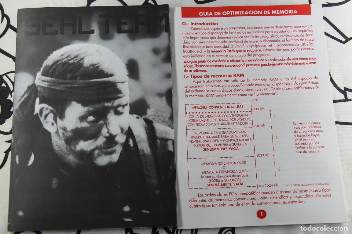 Videojuegos y consolas: PC IBM 3,5 DRO SOFTELECTRONIC ARTS SEAL TEAM BUEN ESTADO - Foto 4