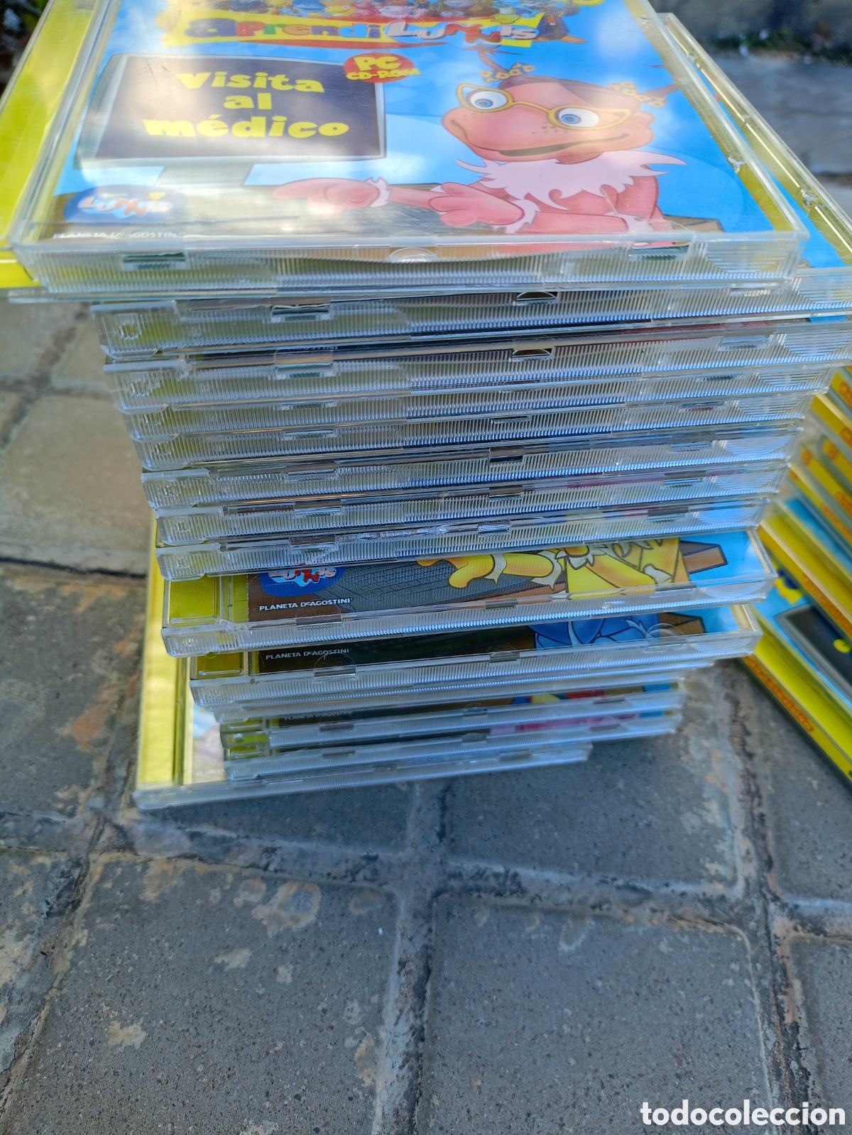 Videojuegos y consolas: Gran lote 28 cd roms aprend&iacute; lunnis - Foto 3