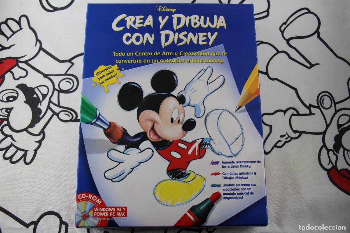 Videojuegos y Consolas: PC CREA Y DIBUJA CON DISNEY MUY BUEN ESTADO VERSION ESPA&Ntilde;OLA