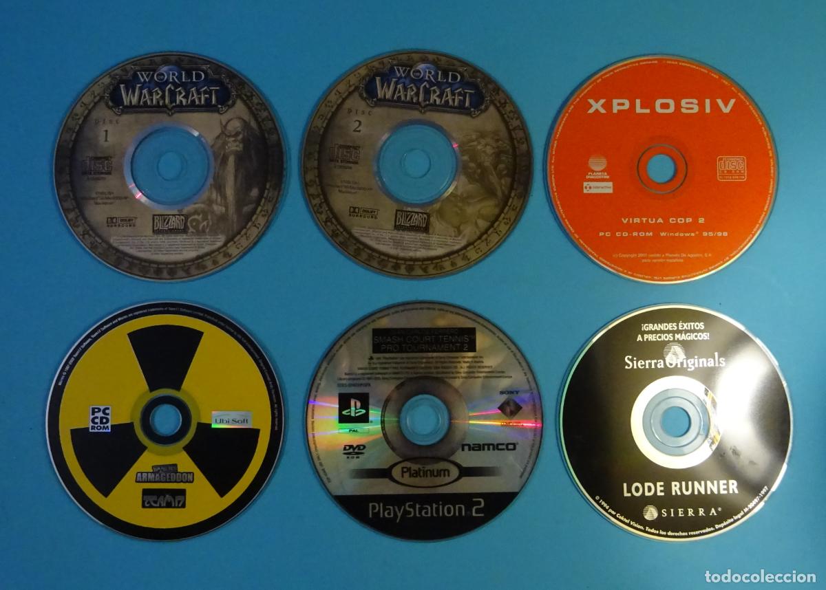 Videojuegos y Consolas: LOTE 6 CD: CD, CD-ROM, DVD. SOLO DISCOS. MUY JUGADOS. SIN PROBAR