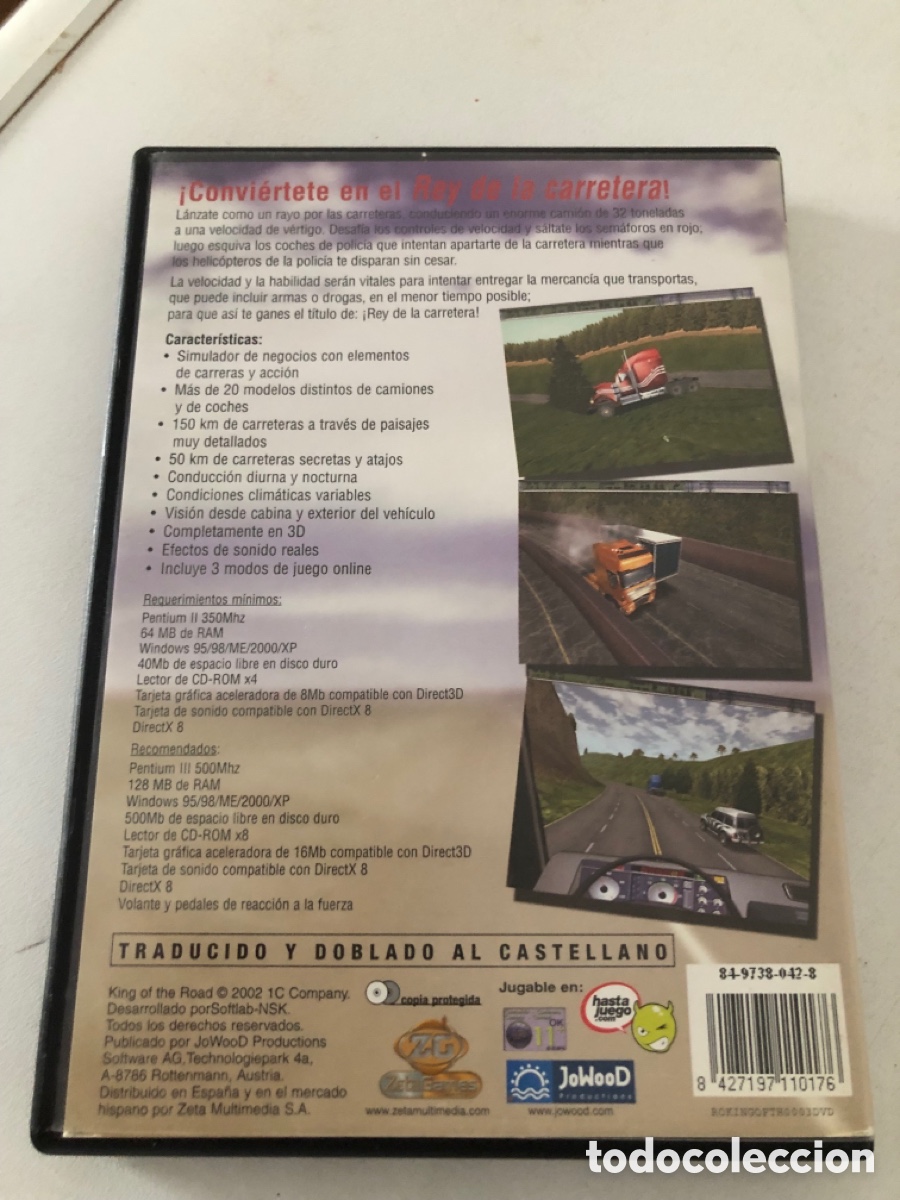 Videojuegos y consolas: King Of The Road Pc Cd Rom - Foto 3