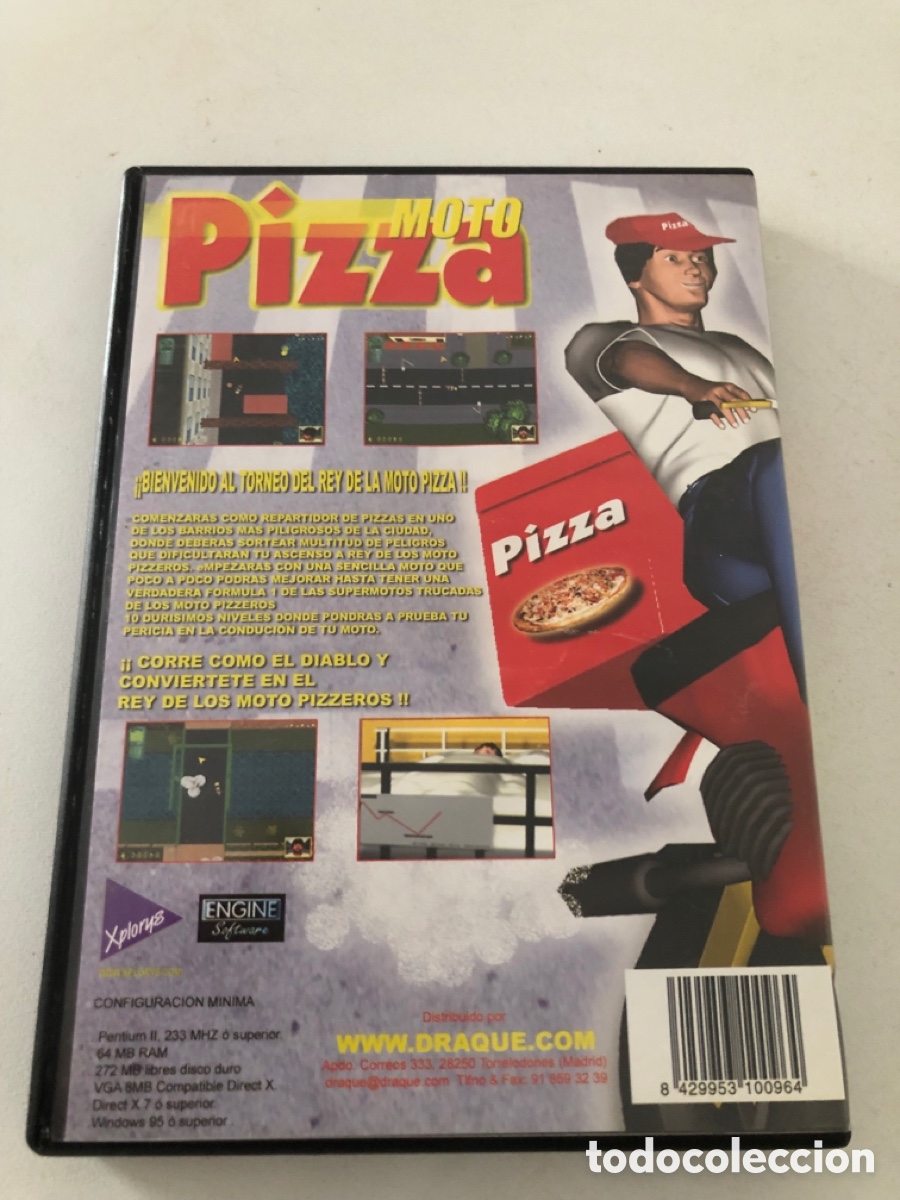 Videojuegos y consolas: Moto Pizza Pc Cd Rom - Foto 3