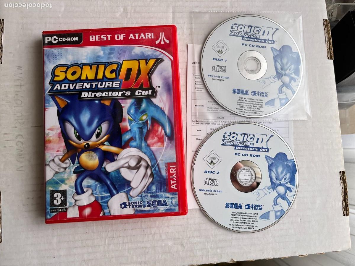 Videojuegos y Consolas: SONIC ADVENTURE DX DIRECTORS CUT BEST OF ATARI SEGA - PC CD ROM KREATEN