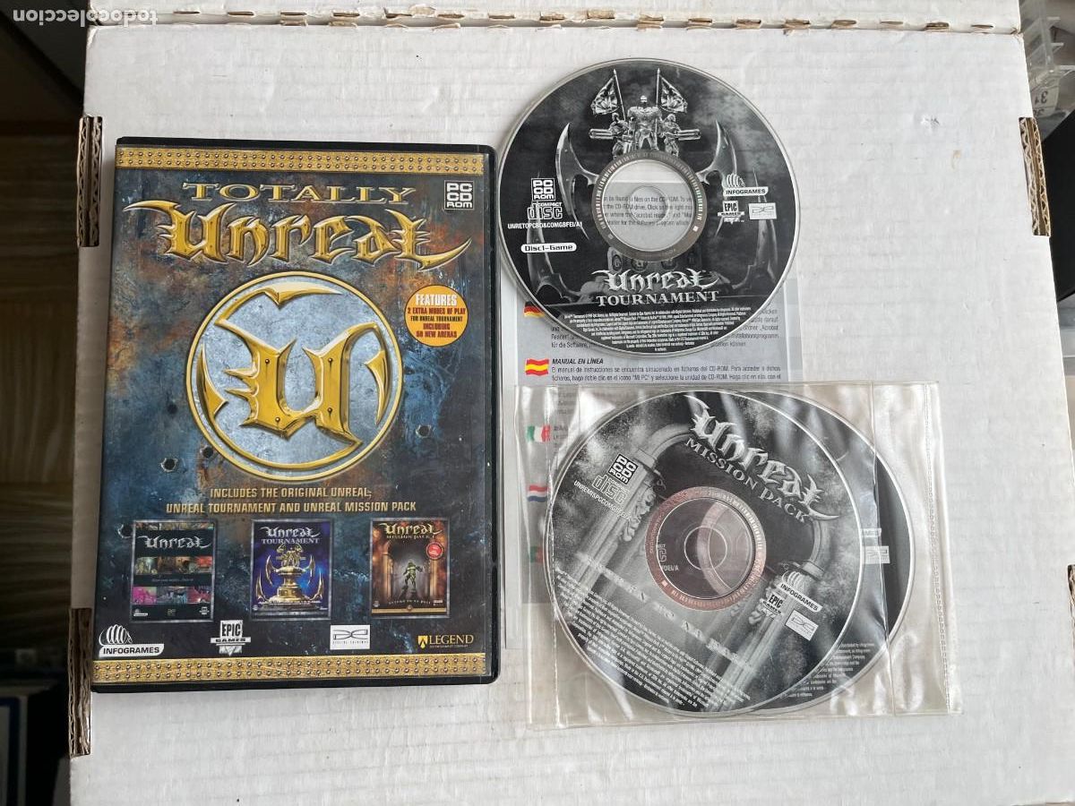 Videojuegos y Consolas: TOTALLY UNREAL . MISSION PACK TOURNAMENT - PC CD ROM KREATEN