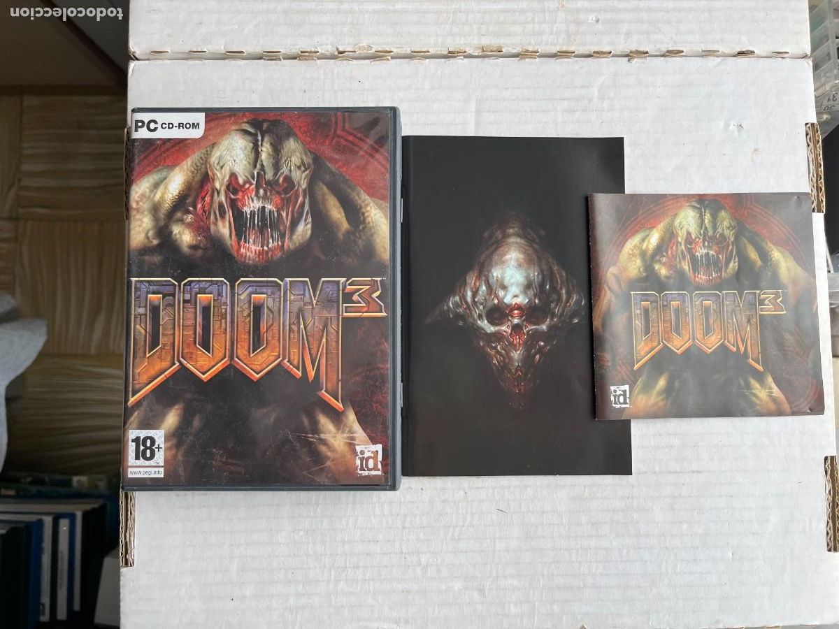 Videojuegos y Consolas: DOOM III 3 CDS - PC CD ROM KREATEN CAJA MEDIO GRUESA