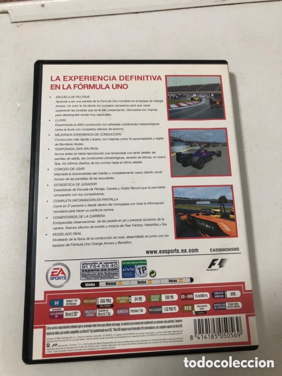 Videojuegos y consolas: F1 Championship Season 2000 Pc Cd Rom - Foto 3