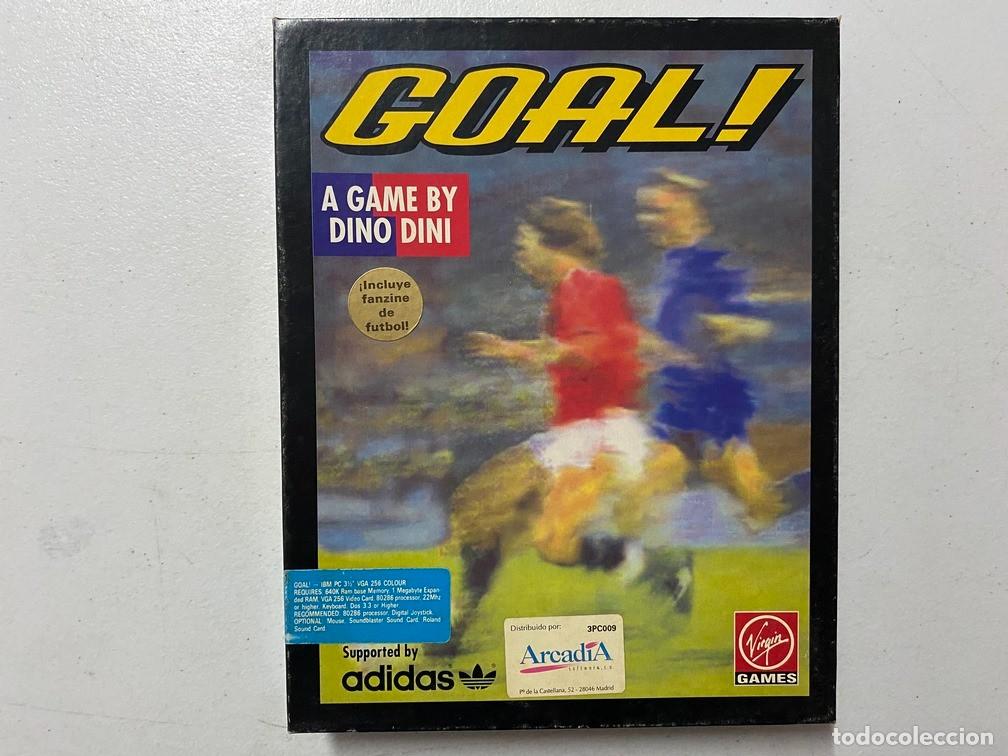Videojuegos y Consolas: GOAL - PC Videojuego Caja grande cart&oacute;n Big Box