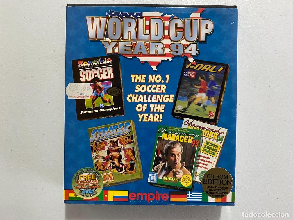 Videojuegos y Consolas: WORLD CUP YEAR 94 - PC Videojuego Caja grande cart&oacute;n Big Box