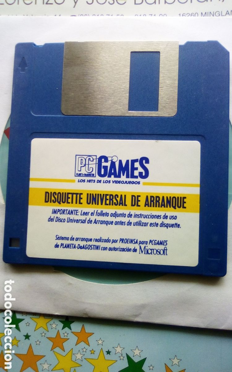 Videojuegos y Consolas: Disquete para PC. Disquete universal de arranque. PC Games.