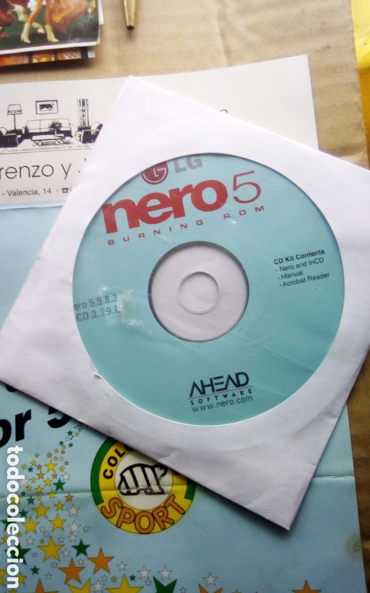 Videojuegos y Consolas: CD Nero 5. Burning Rom. Programa para la gesti&oacute;n grabaci&oacute;n de CDs y DVDs.