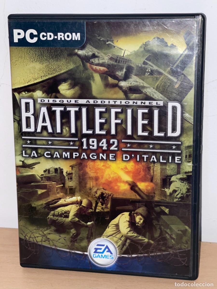 Videojuegos y Consolas: PC CD-ROM Juego BATTLEFIELD 1942 La Campagne D'Italie EA Games a&ntilde;o 2002 versi&oacute;n Francia