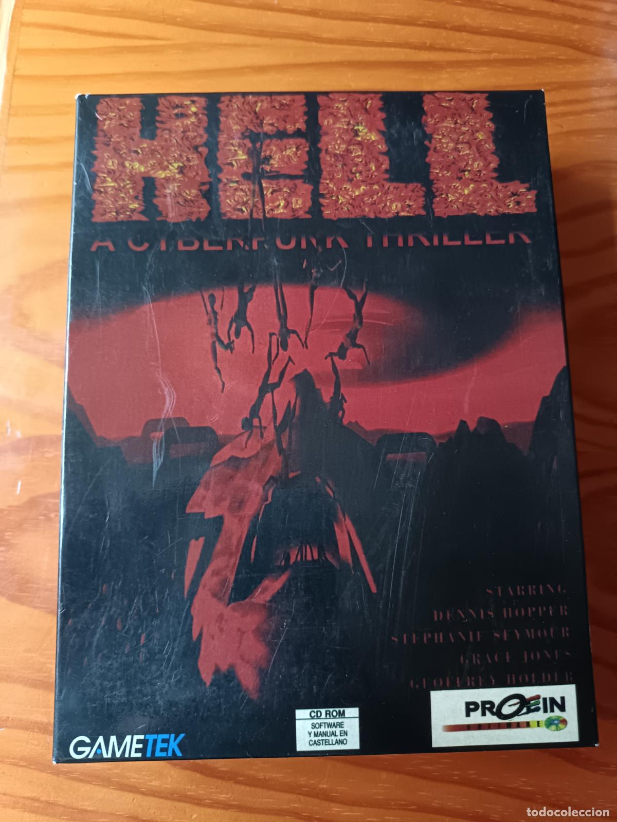 Videojuegos y Consolas: HELL a CyberPunk Thriller. Juego PC Caja Grande.