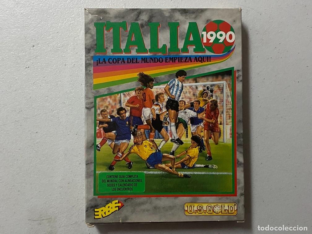 Videojuegos y Consolas: ITALIA 1990 MUNDIAL - PC Videojuego Caja media de cart&oacute;n