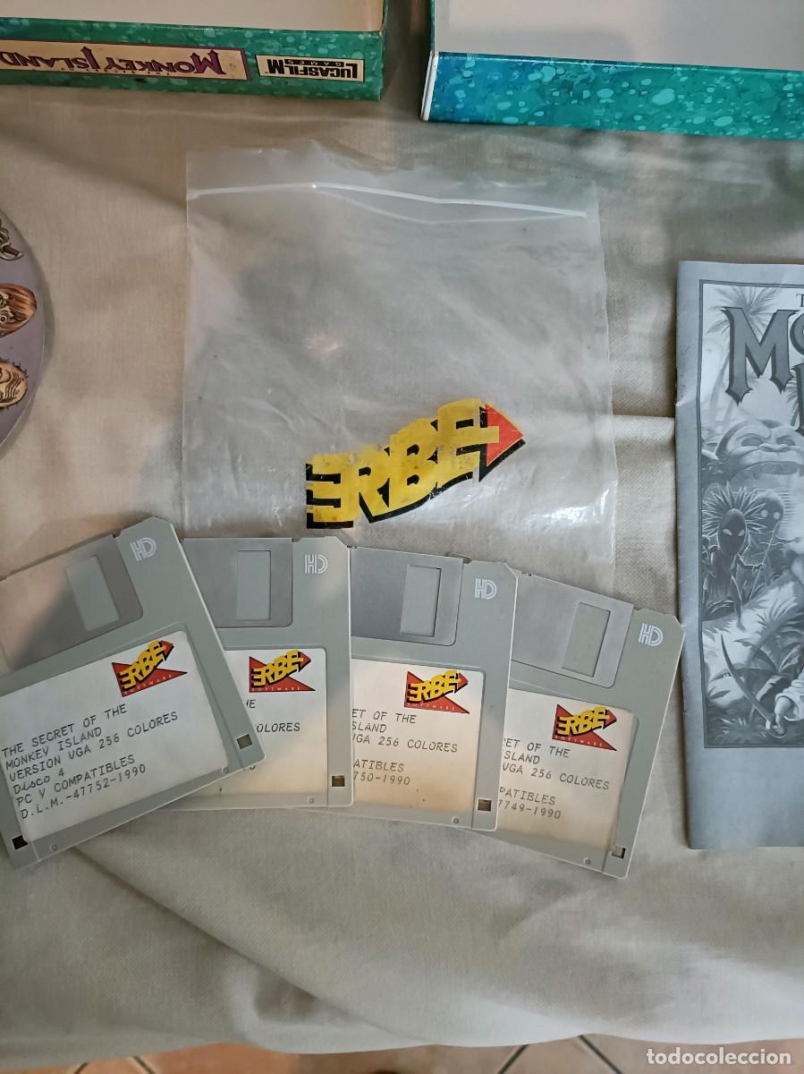 Videojuegos y Consolas: The Secret of Monkey Island PC Big Box ERBE VGA 256 colores completo