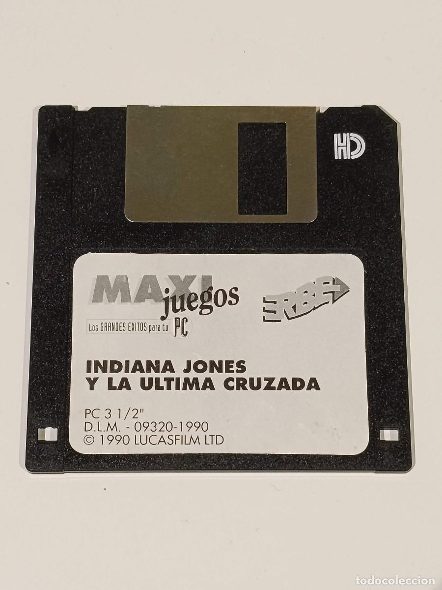 Videojuegos y Consolas: Juego PC Indiana Jones y la &uacute;ltima cruzada diskettes