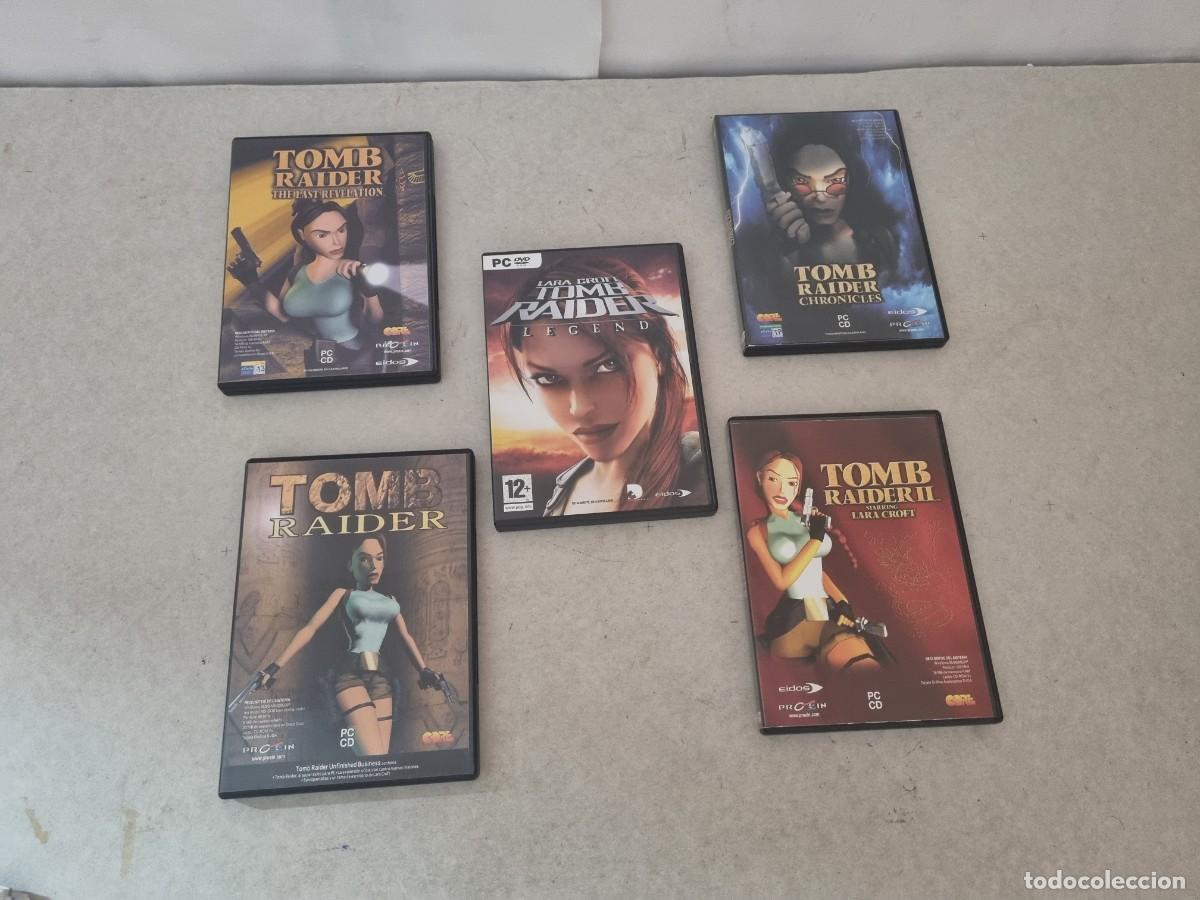 Videojogos e Consolas: Lote de 5 videojuegos Tomb Raider para PC