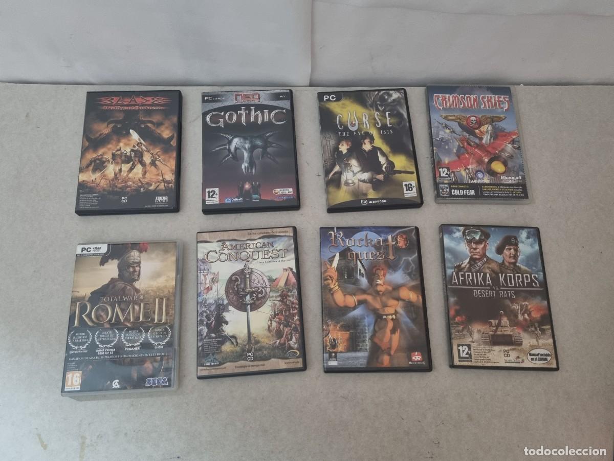 Videojuegos y consolas: Lote de 8 videojuegos para PC - Foto 1