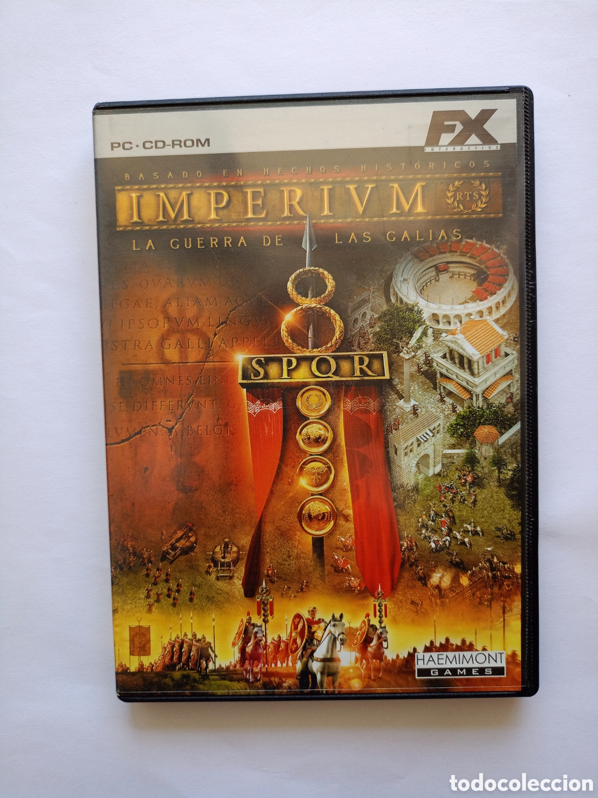 Videojogos e Consolas: PC CD-ROM - IMPERIVM - LA GUERRA DE LAS GALIAS - SPQR - HAEMIMONT GAMES - FX INTERACTIVE