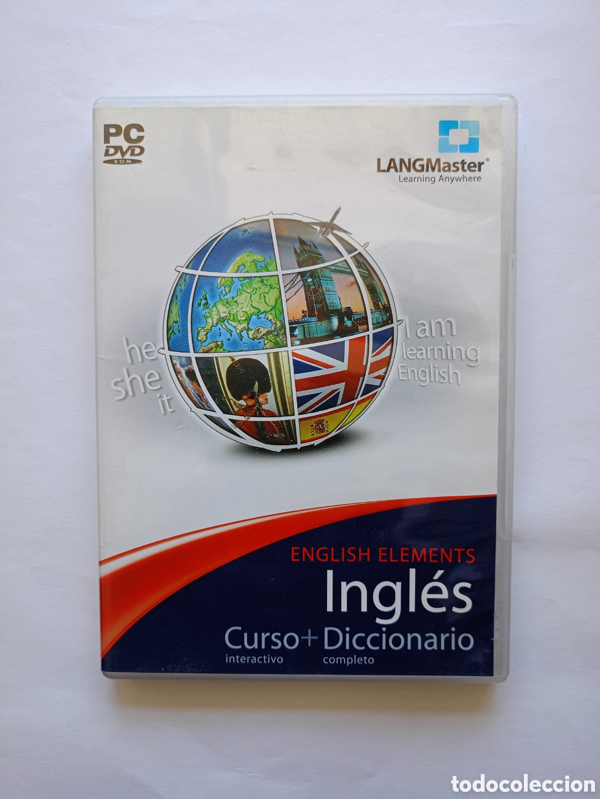 Videojuegos y consolas: Ingl&eacute;s curso+diccionario pc English elements - Foto 1