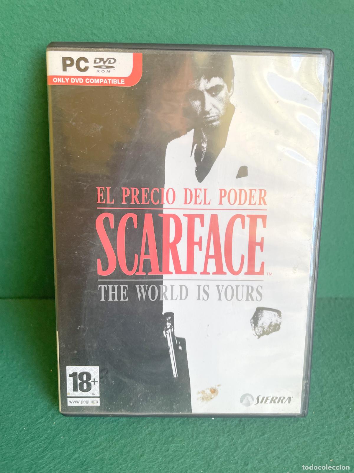 Videojuegos y Consolas: JUEGO PC SIERRA - DVD ROM - SCARFACE EL PRECIO DEL PODER - INSTRUCCIONES - EXCELENTE ESTADO