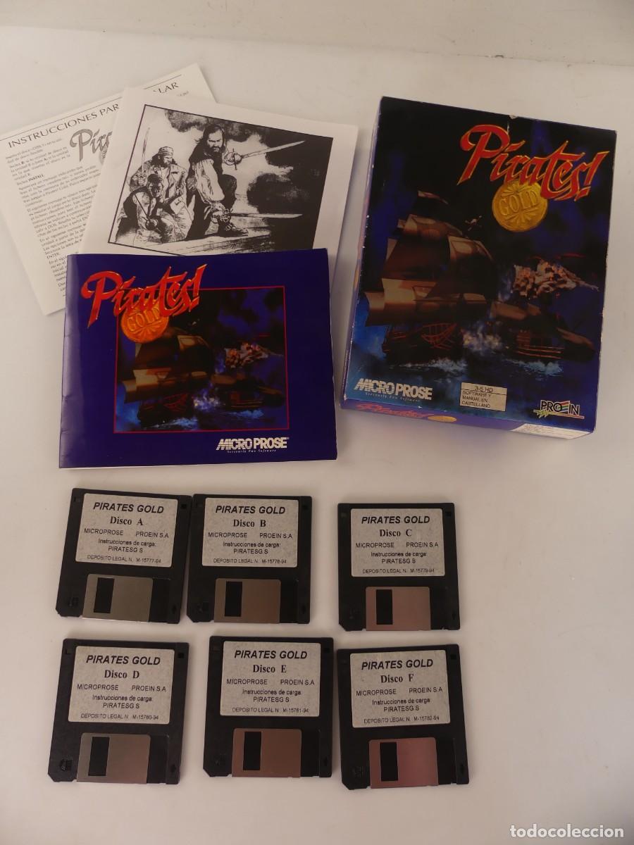 Videogiochi e Consoli: Juego pirates de 6 discos disquetes