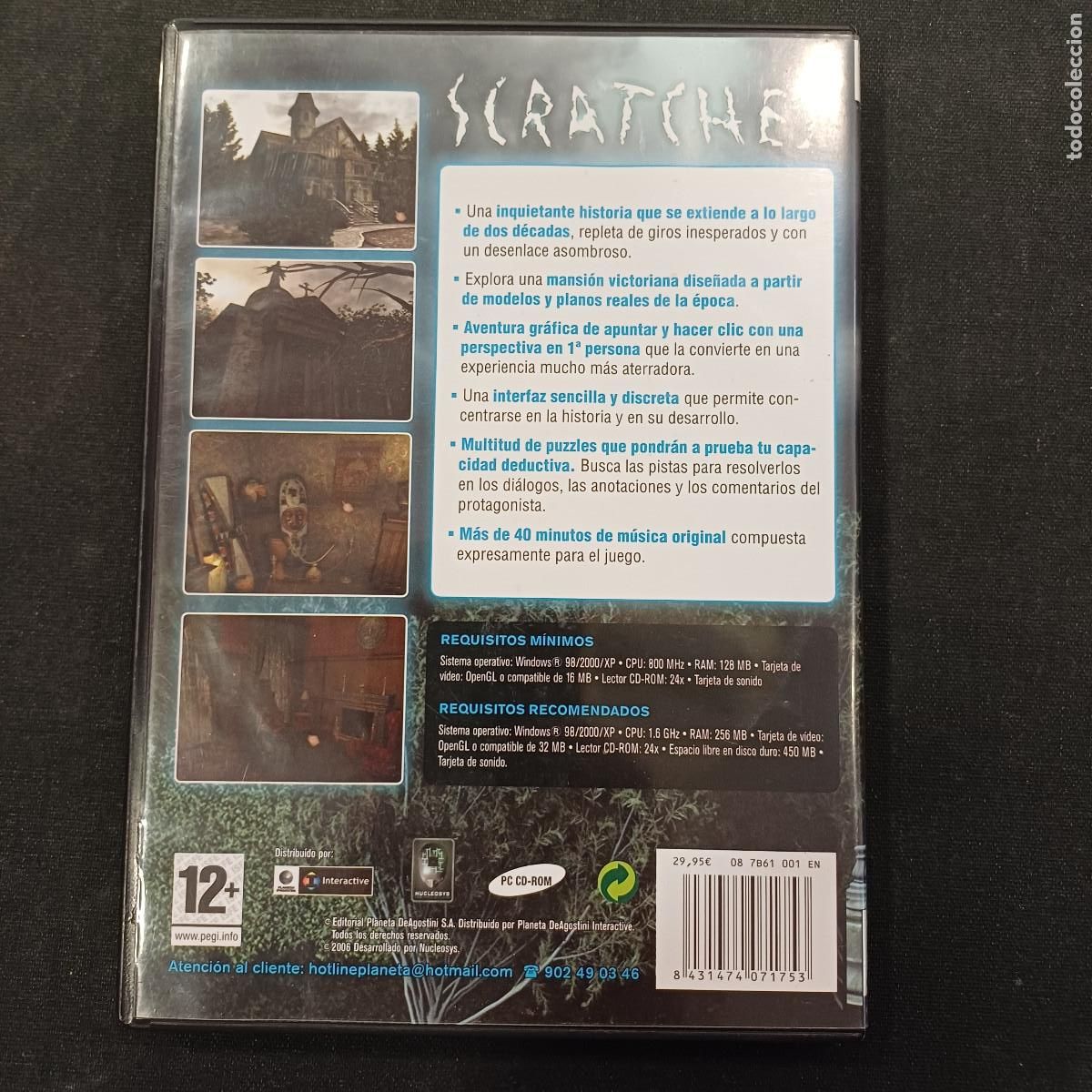 Videojuegos y consolas: SCRATCHES-LA GUARIDA DEL MIEDO/PC+LIBRETO. - Foto 3
