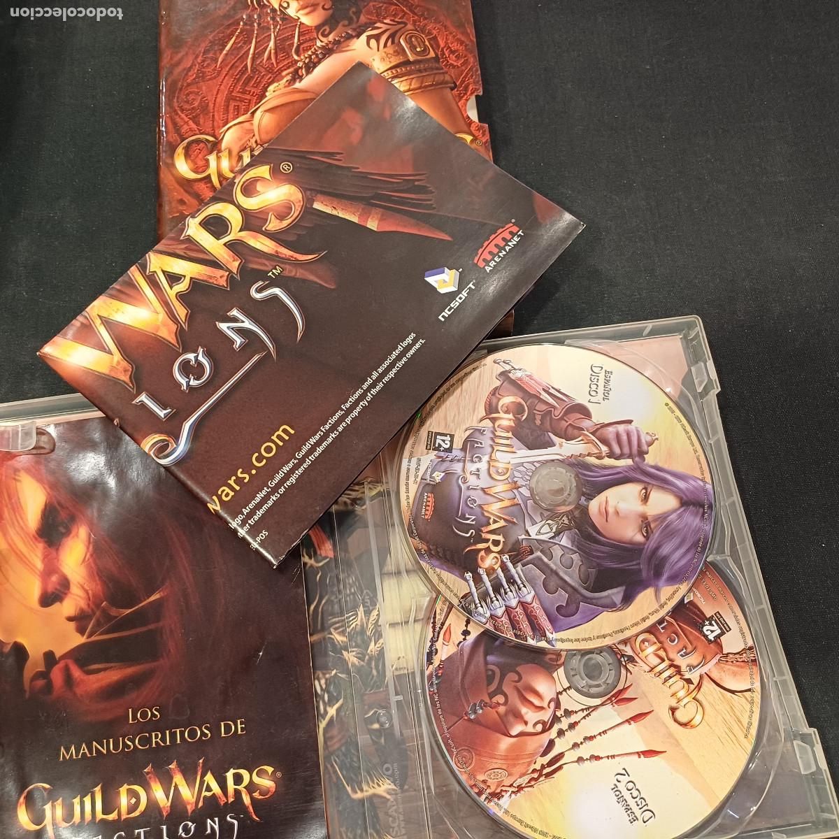 Videojuegos y consolas: GUILD WARS/PC 2 DISCOS+LIBRETO+POSTER. - Foto 3
