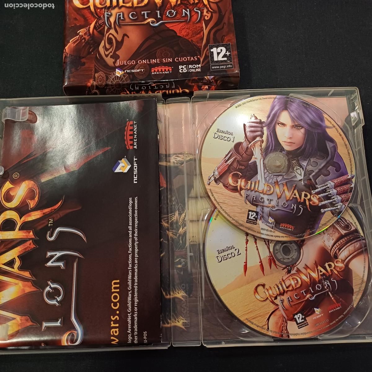 Videojuegos y consolas: GUILD WARS/PC 2 DISCOS+LIBRETO+POSTER. - Foto 2