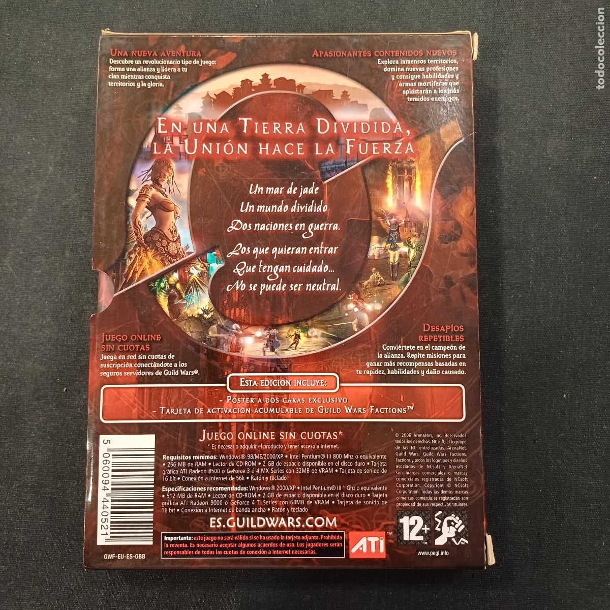 Videojuegos y consolas: GUILD WARS/PC 2 DISCOS+LIBRETO+POSTER. - Foto 6