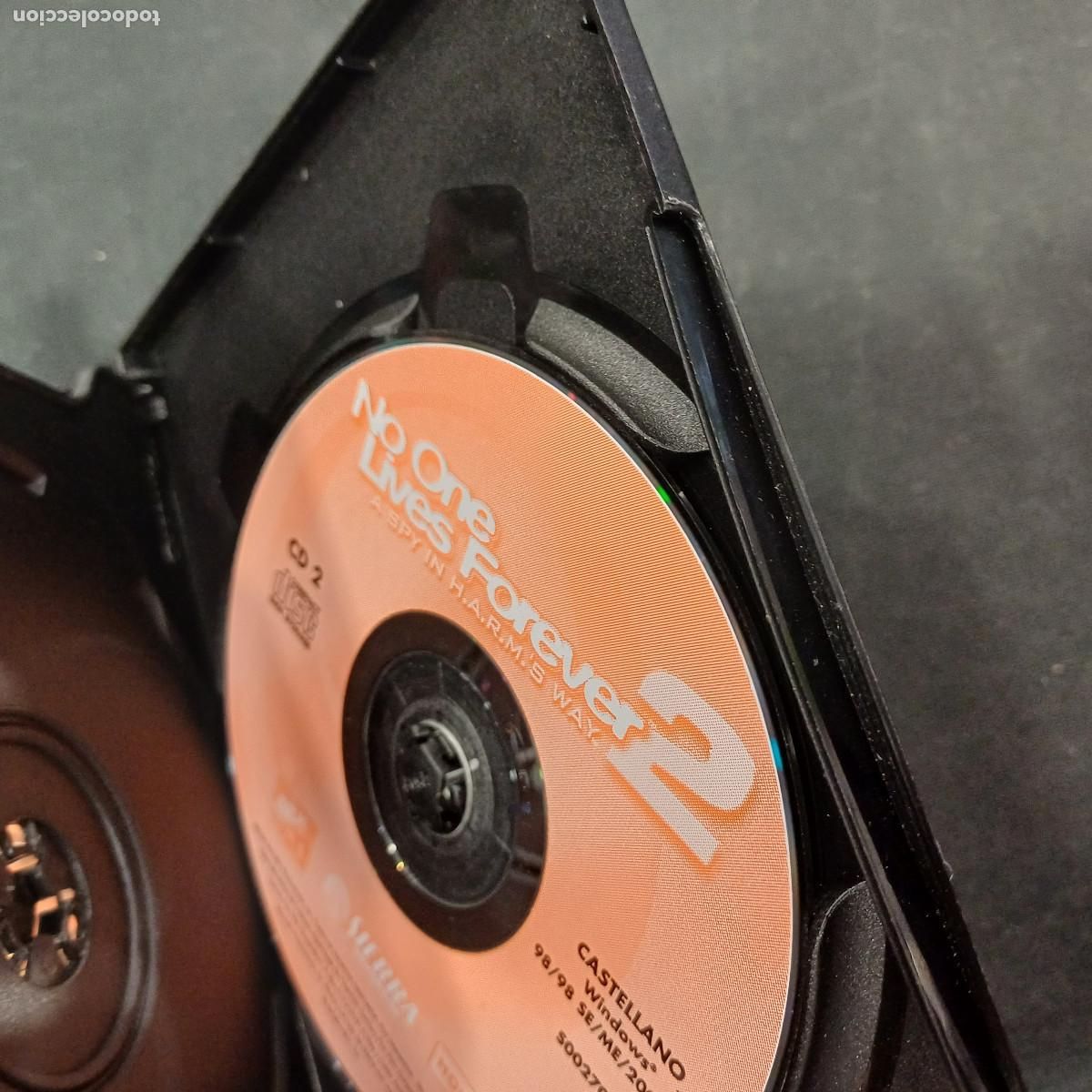 Videojuegos y consolas: NO ONE LIVES FOREVER 2/PC 2 DISCOS+LIBRETO. - Foto 3