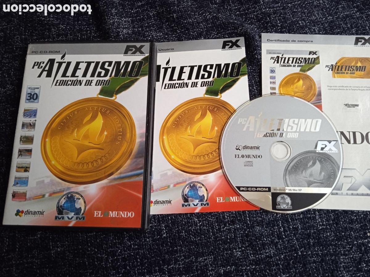Videojuegos y Consolas: JUEGO PARA PC - ATLETISMO EDICI&Oacute;N DE ORO