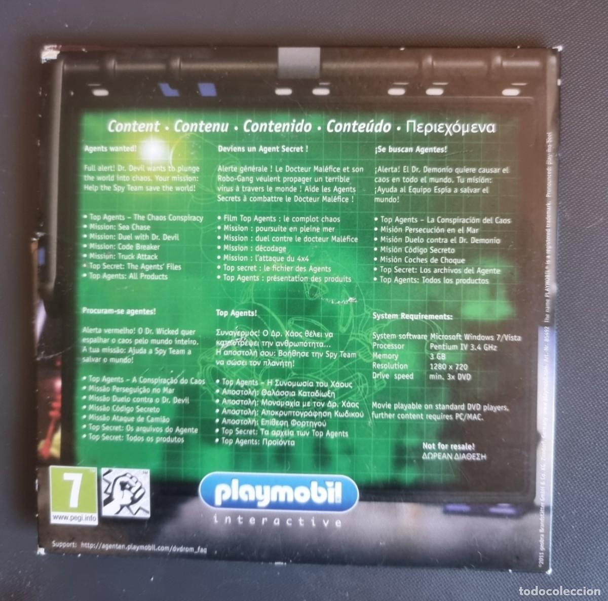 Videojuegos y consolas: TOP AGENTE 2011 - 2012 PLAYMOBIL PC / MAC - Foto 4