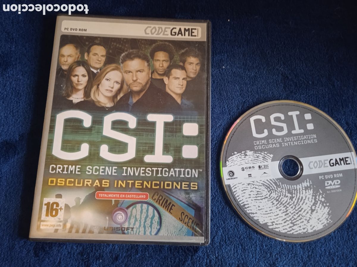 Videojuegos y Consolas: JUEGO PARA PC - CSI: oscuras intenciones
