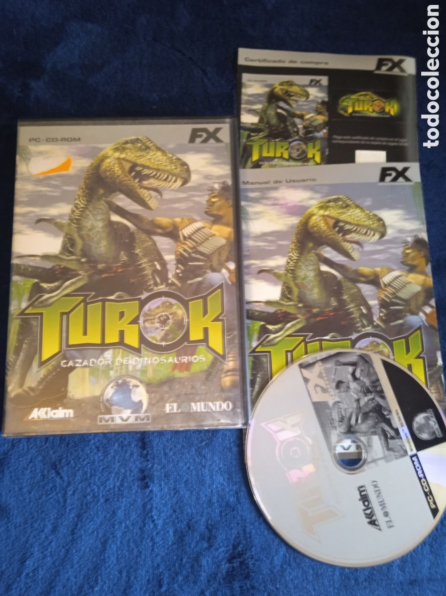 Videojuegos y Consolas: JUEGO PARA PC - TUROK CAZADOR DE DINOSAURIOS'