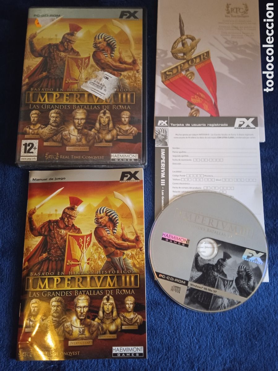 Videojuegos y Consolas: JUEGO PARA PC - IMPERIUM III - LAS GRANDES BATALLAS DE ROMA.