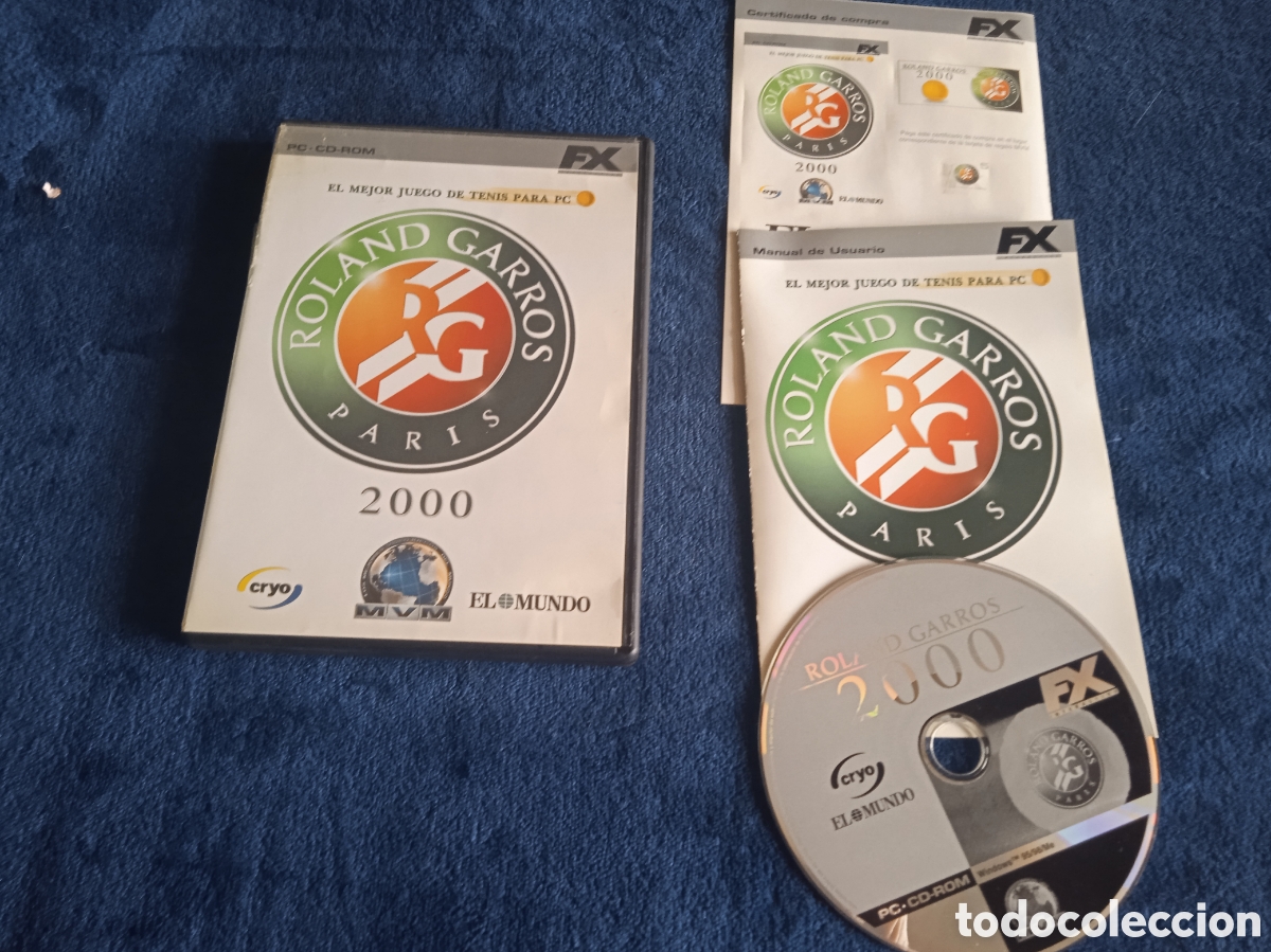 Videojuegos y Consolas: JUEGO PARA PC - ROLAND GARROS 2000 PARIS -TENIS